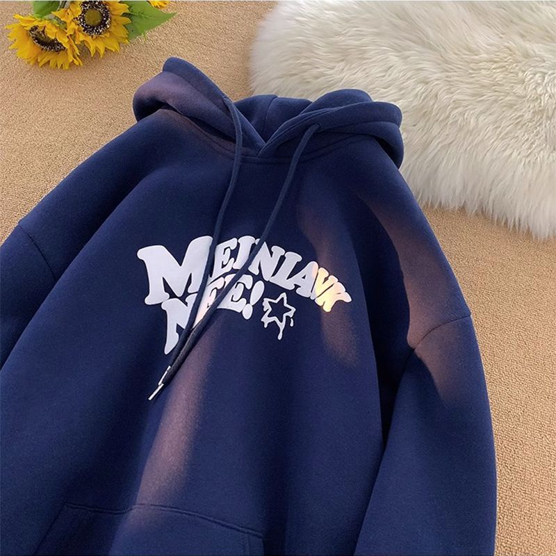 Áo Khoác Có Mũ Trùm Đầu Phong Cách retro Mùa Xuân Thu Mới Cho Nam  Mèo Con Phong Cách Mỹ