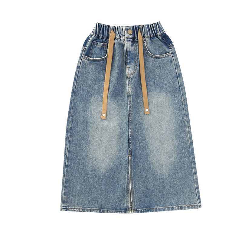 Hàng Mới Về Mới Chân Váy denim Thời Trang 2023 Dành Cho Bé Gái