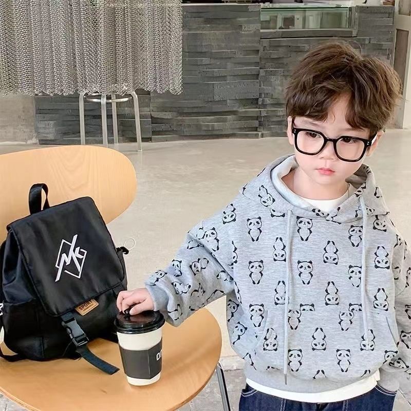 Hàng Mới Về Mới Áo Hoodie Dài Tay Phong Cách Mới 2023 Cho Bé Trai