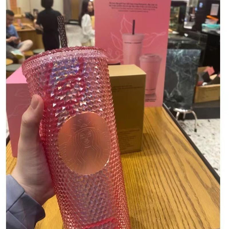 Bình Nước Dung Tích Lớn Có Ống Hút In Hình lisa blackpink Phong Cách Hàn Quốc