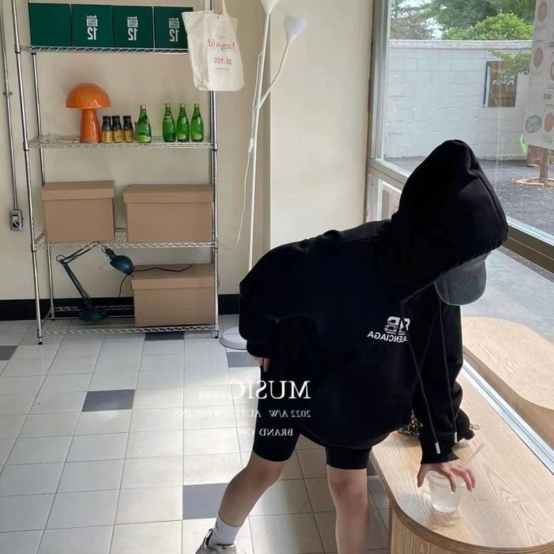 Áo sweatshirt Lông Cừu Một Mảnh Cỡ Vừa Và Lớn Phong Cách Mới Mùa Thu Đông Dành Cho Bé Gái