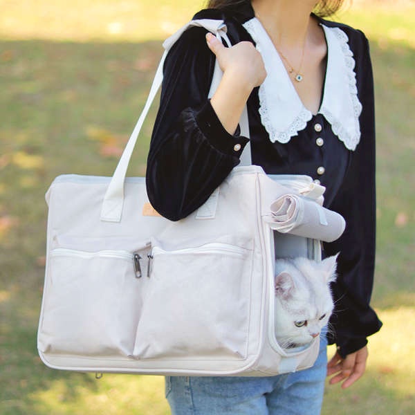 Túi Đeo Vai Bằng Vải canvas Trọng Lượng Nhẹ Dành Cho Thú Cưng