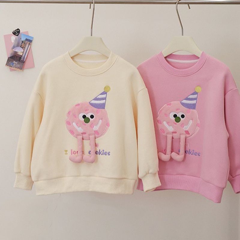 Áo Khoác sweatshirt Mới Dễ Phối Đồ Dành Cho Bé Gái