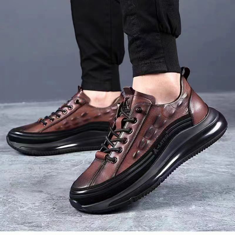 Giày Da Bò Thật Cao Cấp Thời Trang Cho Nam