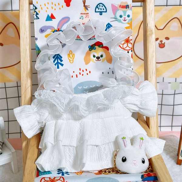 Đầm Búp Bê Vải cotton 20cm Không Gây Kích Ứng Dễ Thương Thay Thế