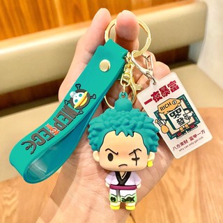 Móc Khóa Hình Nhân Vật Zoro Luffy Trong Phim Hoạt Hình One Piece