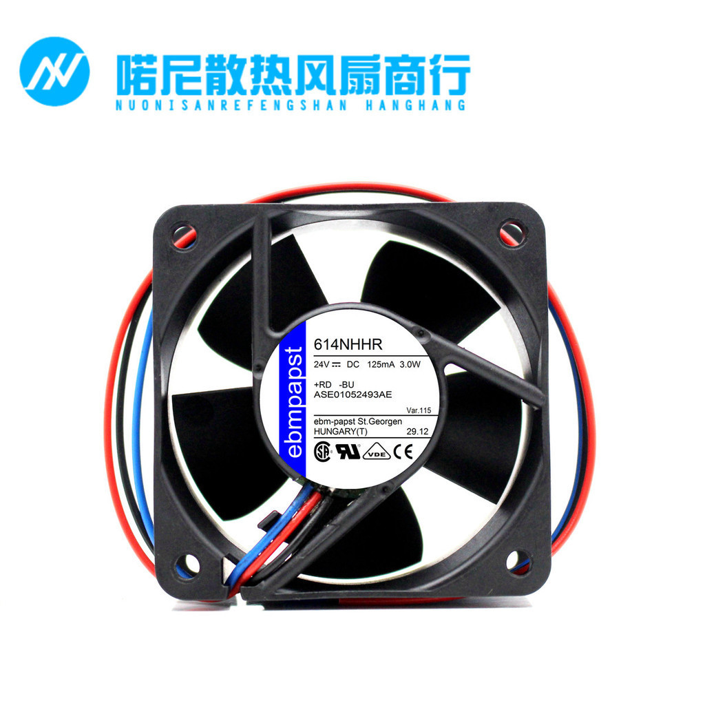 Quạt EBMpapst 6025 24V Đức 614NHHR 614NGHH 614N / 2HH 614NGN