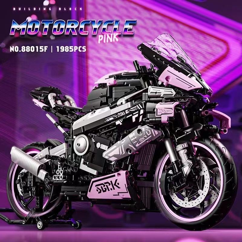 Tương Thích Với Lego42170Bộ Xe Máy Phong Cách Cyberpunk Kawasaki BMW Khối Xây Dựng Đồ Chơi Cho Bé Tr