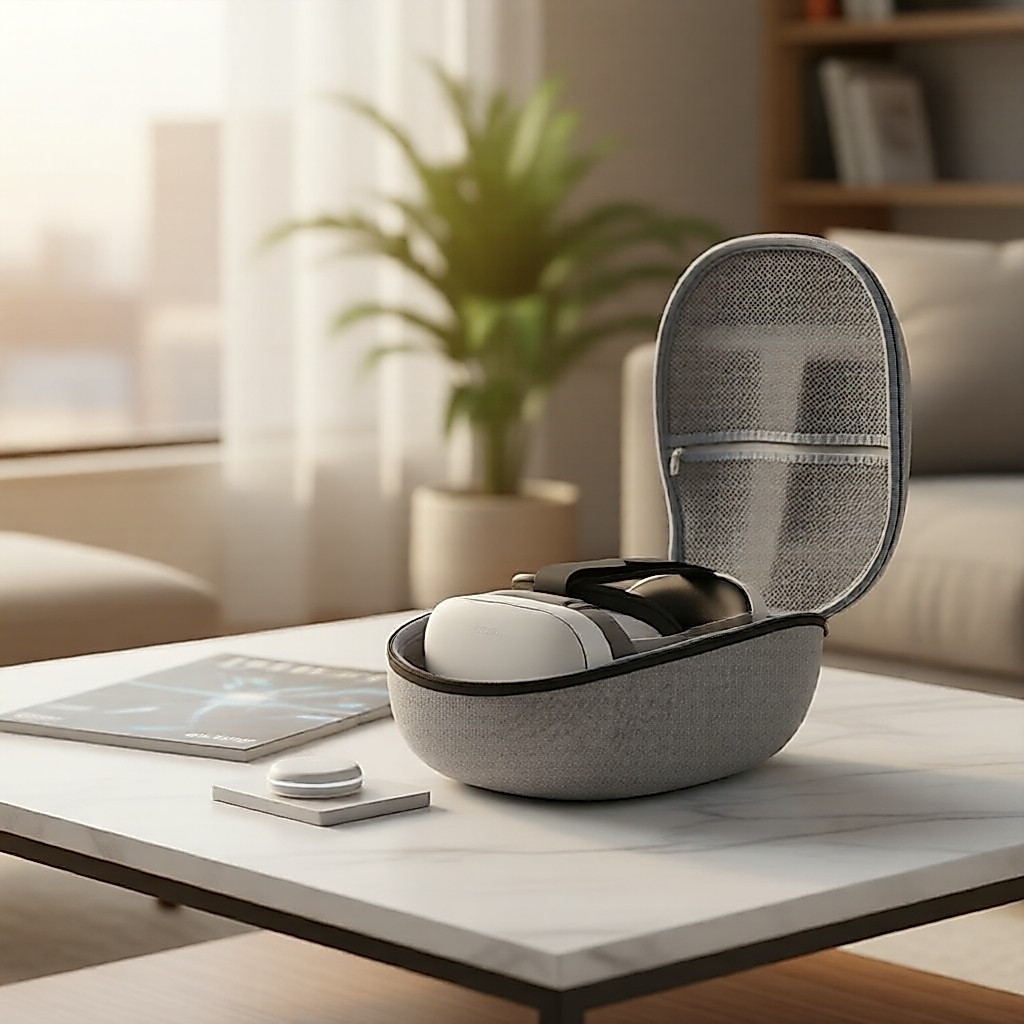 Hộp đựng VR cho Oculus Quest 3S/Quest 3/Quest 2, túi du lịch sắp xếp cho tai nghe và phụ kiện