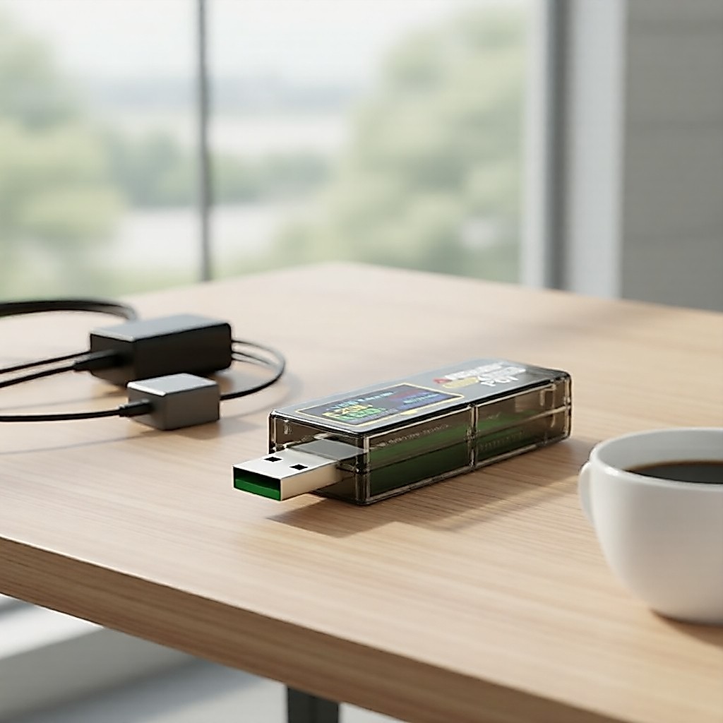 ANENG P01 USB Đo Volt-Ampe-Watt, Đồng hồ đo điện năng số chính xác cao 1 chiếc