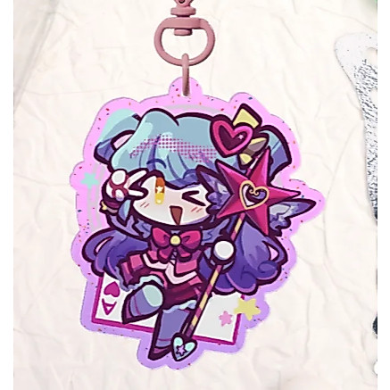 [Library of Ruina] Queen of Hatred Translucent Glitter Keychain