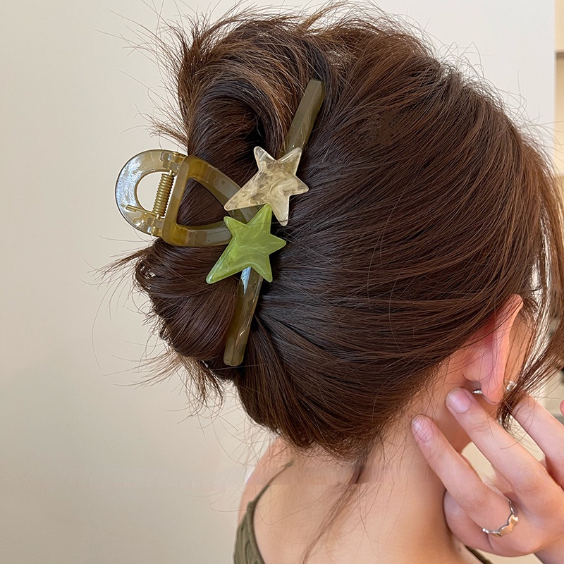 Kẹp Tóc Ngôi Sao Năm Cánh Cỡ Lớn Thời Trang Mùa Hè Cao Cấp Cho Nữ