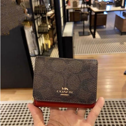 Coach Ví Ngắn Thời Trang Cho Nữ 6864 2924 7331