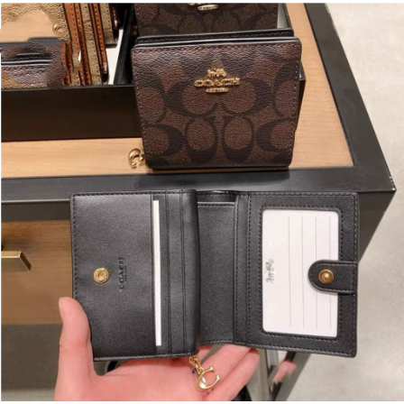Coach Ví Ngắn Thời Trang Cho Nữ 6864 2924 7331
