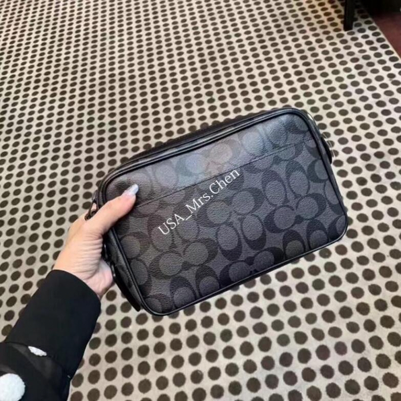 COACH Túi Đeo Chéo Nam、 túi máy ảnh, giấy chứng nhận mua hàng chính hãng F50715