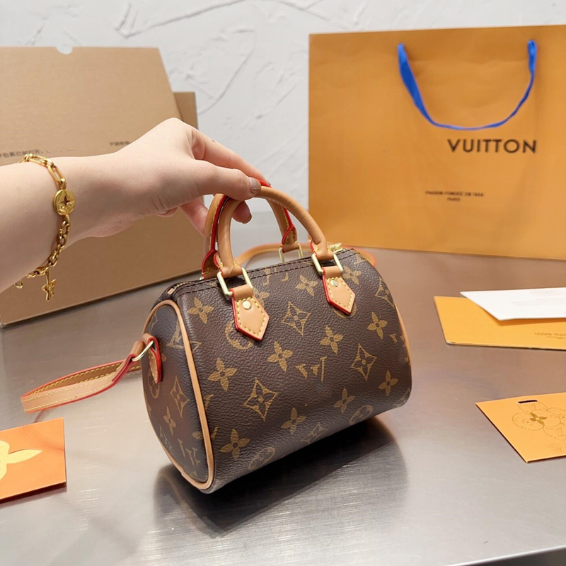 Louis Vuitton Old Flower Gối Bag Túi Đeo Vai Đơn Túi Đeo Chéo Túi Xách Vai Túi Xách Ba Lô Túi Xách Boston Túi Xách Nữ Qu