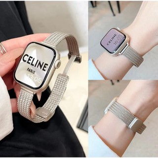  Dây đeo kim Thép không gỉ cho Apple Watch Series 11 10 9 8 7 SE3 49mm 42 46mm 44 45mm 