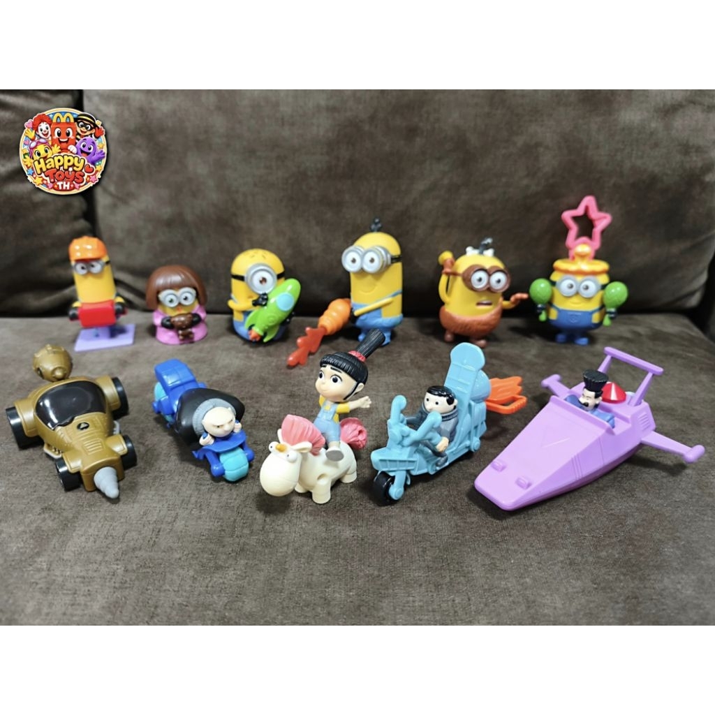 [Minion 11 Loại]​ McDonald 's Happy Meal Minions Đồ chơi Mac cũ Sưu tập Mcdonald