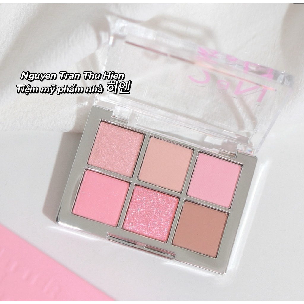 [Oliveyoung] Bảng mắt 2aN màu 16 tone hồng candy 4.5g