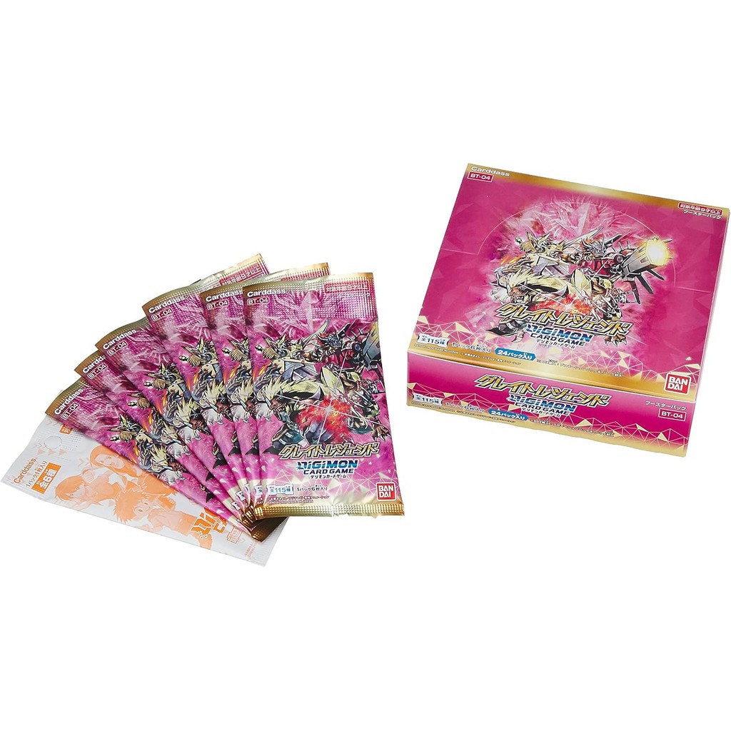 BANDAI Digimon Card Game Booster Great Legend [BT-04](BOX)