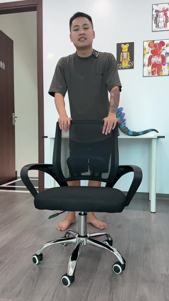 Plas Ghế văn phòng Ghế xoay văn phòng Thoải Mái Khi Ngồi Lâu Nâng Ngăn ngừa đau lưng dưới hiệu quả | BigBuy360 - bigbuy360.vn