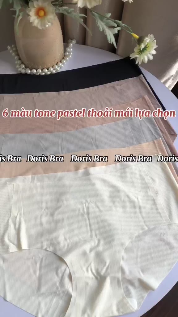 Set 6 quần lót nữ su thạch băng lụa kháng khuẩn tàng hình trong hộp mini không đường may cao cấp mã MINI | BigBuy360 - bigbuy360.vn