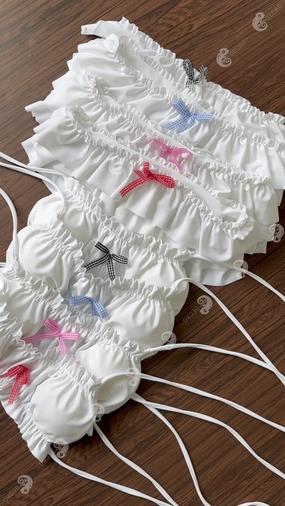 [HCM] Bikini GECKO 2 Mảnh Áo Cúp Nhún Quần Bèo 2M59-A (Ảnh Thật) | BigBuy360 - bigbuy360.vn