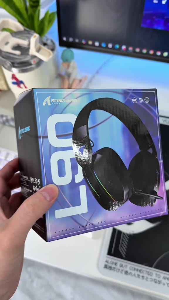 Tai Nghe Gaming Attack Shark L90 - LED RGB, Micro Chống Ồn, App Tùy Chỉnh Nâng Cao Kết Nối Mọi Thiết | BigBuy360 - bigbuy360.vn