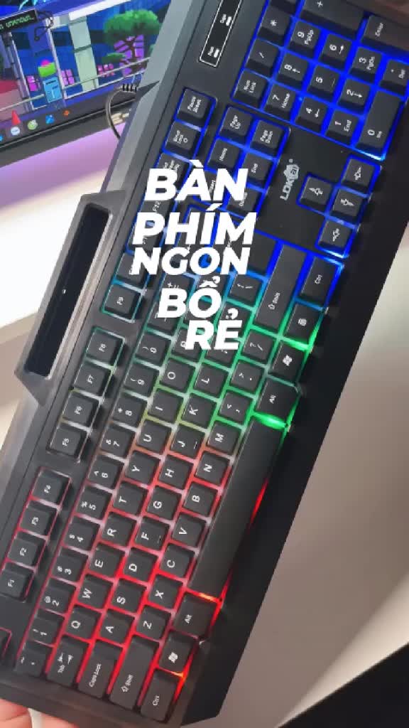 Bàn Phím Máy Tính Gaming RGB SIDOTECH LDK V4 Pro Có Dây / Đèn LED RGB Chống Nước Chơi Game Máy Tính Esport - Chính Hãng | BigBuy360 - bigbuy360.vn