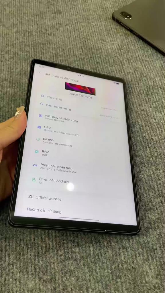 Máy tính bảng Lenovo Legion Y700 - Snapdragon 870 5G Màn 8.8 inch 2K 120Hz | BigBuy360 - bigbuy360.vn