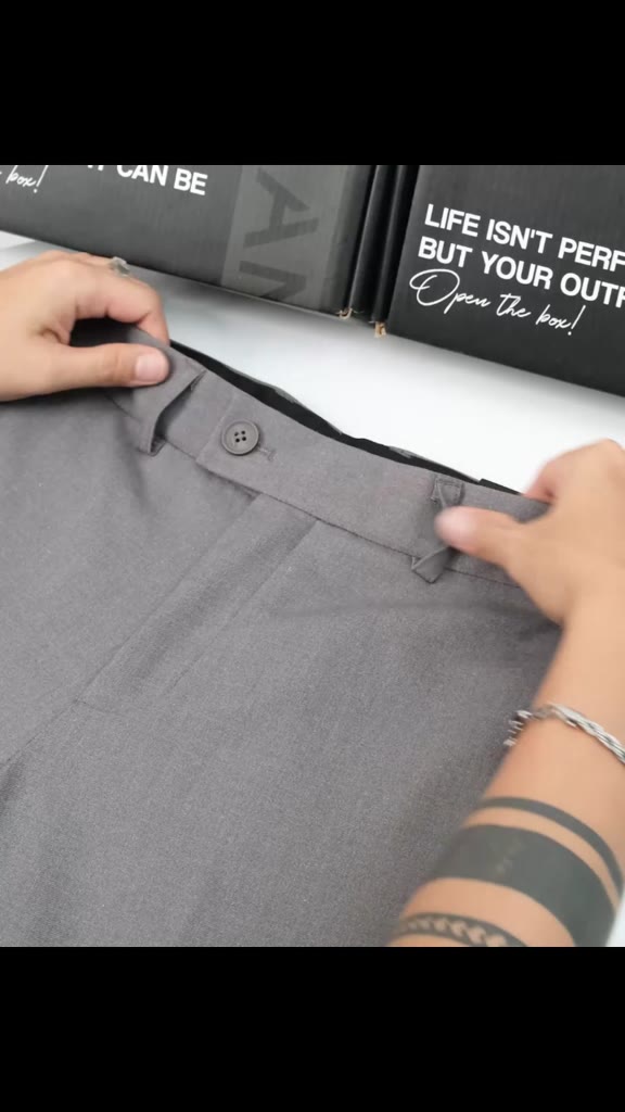 Quần âu nam TORANO slim-fit cạp trơn chuẩn phom DABT900 | BigBuy360 - bigbuy360.vn
