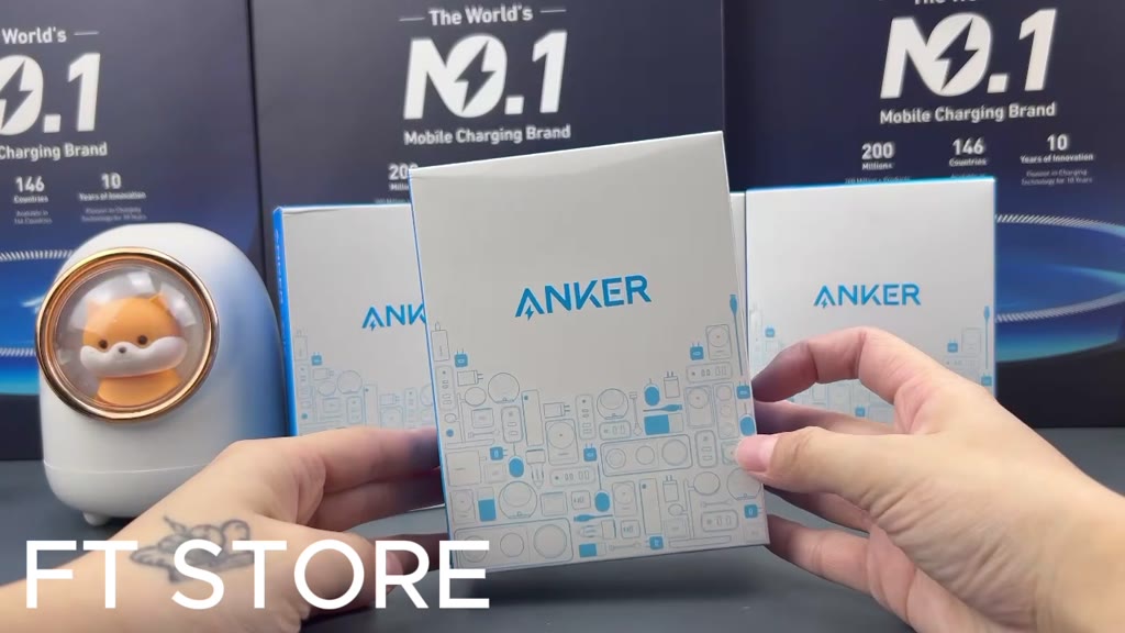 Củ sạc  Anker Zolo 140W GaN A2697, màn hình Smart LED, 3 cổng Type C, sạc nhanh PD, PPS 2.0 - BH18TH | BigBuy360 - bigbuy360.vn