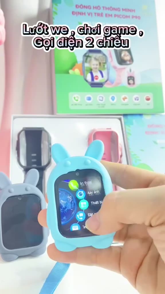 MT2-Đồng Hồ Thông Minh Trẻ Em Picom P90 Lắp Sim 4G 5G Nghe Gọi Độc Lập Định Vị Chính Xác Đầy Đủ Tính Năng | BigBuy360 - bigbuy360.vn