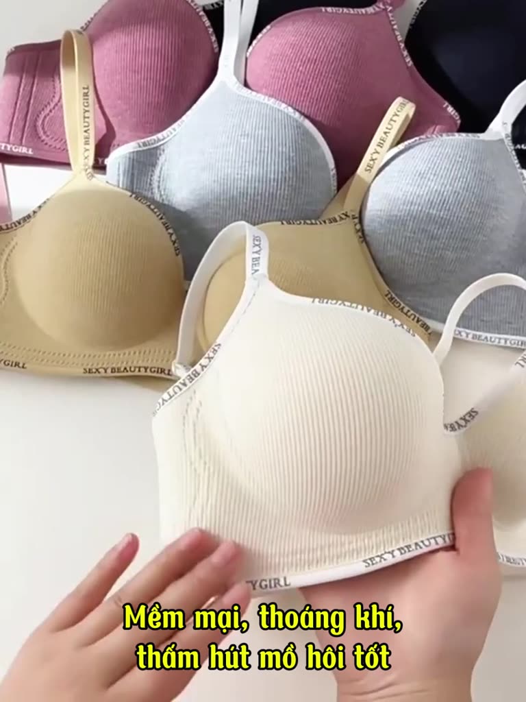 [AS502] Áo Lót Nữ Đúc Su Mút Dày 3-5CM Không Gọng Mềm Mại Thoải Mái Nâng Đẩy Vòng 1, Áo Ngực Đệm Dày Tạo Khe Cao Cấp | BigBuy360 - bigbuy360.vn