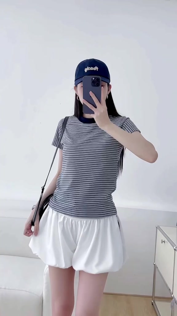 Áo Thun Sọc Ngang Form Babytee  Màu Trung Tính Áo Form Vừa  BBT26 | BigBuy360 - bigbuy360.vn