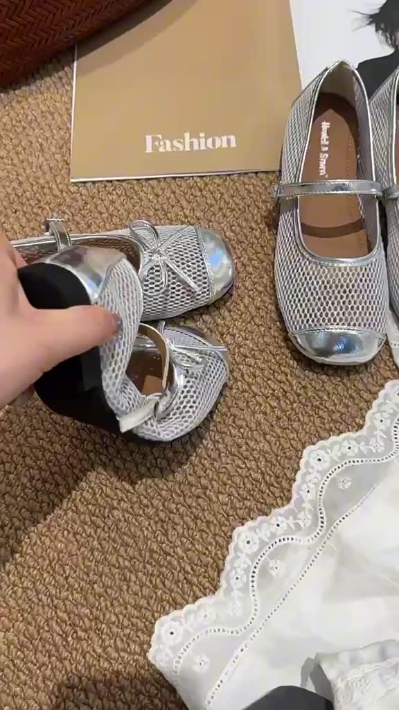 (Chân thon lùi 1sz) Giày Mary Jane lưới thoáng khí, nhẹ êm cho nữ kiểu dáng thời trang vintage Mã 115 | BigBuy360 - bigbuy360.vn