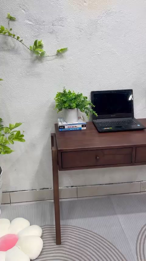 Bàn Làm Việc Gỗ Tự Nhiên Có Ngăn Kéo Tiện Dụng - BLV_TN04 - Memmin Decor | BigBuy360 - bigbuy360.vn