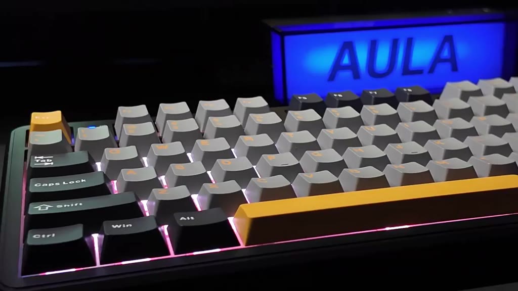 Bàn phím cơ không dây Aula F108 | aula f108 pro, màn hình tùy chỉnh , mạch xuôi, 3 mode, hotswap, led rgb, full foam | BigBuy360 - bigbuy360.vn