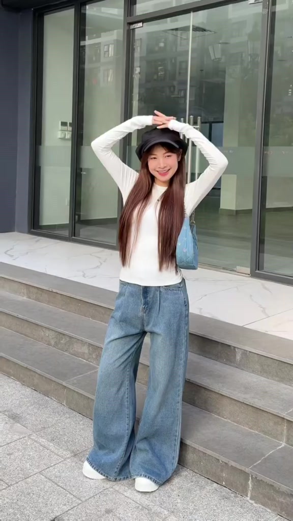 Quần Jean Ống Rộng 247Store Nhiều Màu Quần Bò Ống Suông Unisex Đi Học Đi Làm Back to School | BigBuy360 - bigbuy360.vn