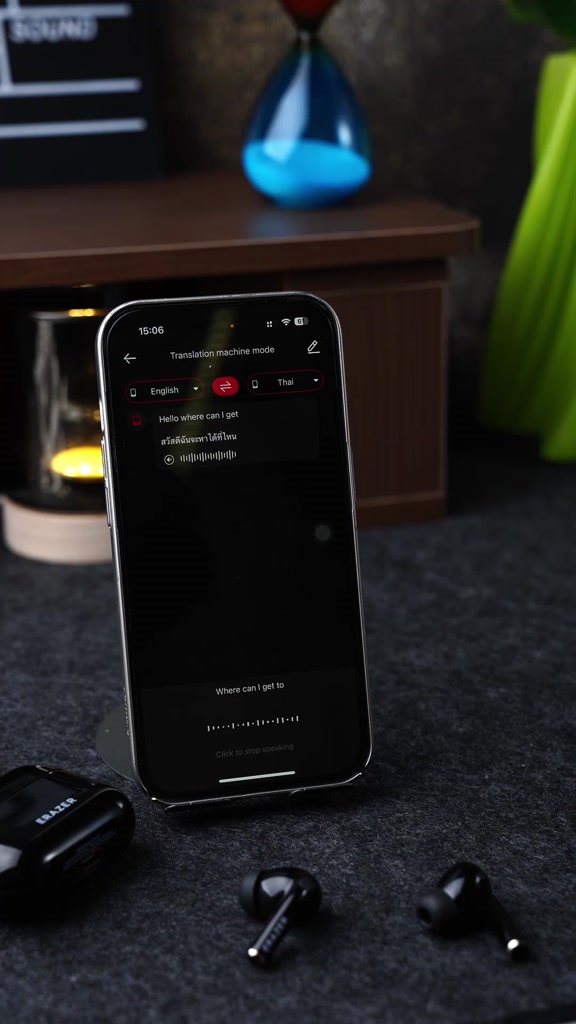 Lenovo ERAZER XT89 PRO Tai nghe Bluetooth AI Dịch thuật hai chiều trong 134 ngôn ngữ tai nghe không dây Trả lời thông minh AI Tai nghe chế độ chơi game thấp trễ | BigBuy360 - bigbuy360.vn