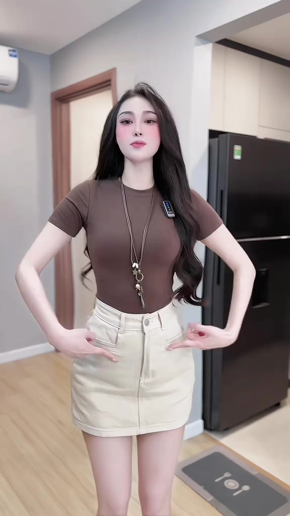 Chân Váy Jean Nữ Dáng Ngắn Chữ A Cạp Cao Thiết Kế Viền Túi Kiểu 4 Màu Tôn Dáng Dễ Phối Đồ | BigBuy360 - bigbuy360.vn