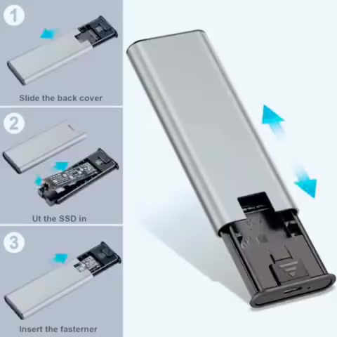 Box ổ cứng M2 NVMe M2 SATA cao cấp, Vỏ kim loại tháo lắp dễ dàng, Tốc độ 10Gbps LapGear Việt | BigBuy360 - bigbuy360.vn