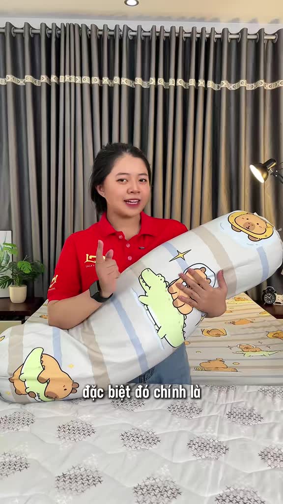 Ruột Gối Ôm Size 35x100cm LaLa's Bedding Sợi Gòn Polyester Cao Cấp Vỏ Bọc Cotton Êm Dịu Gối Ôm lông vũ êm ái | BigBuy360 - bigbuy360.vn
