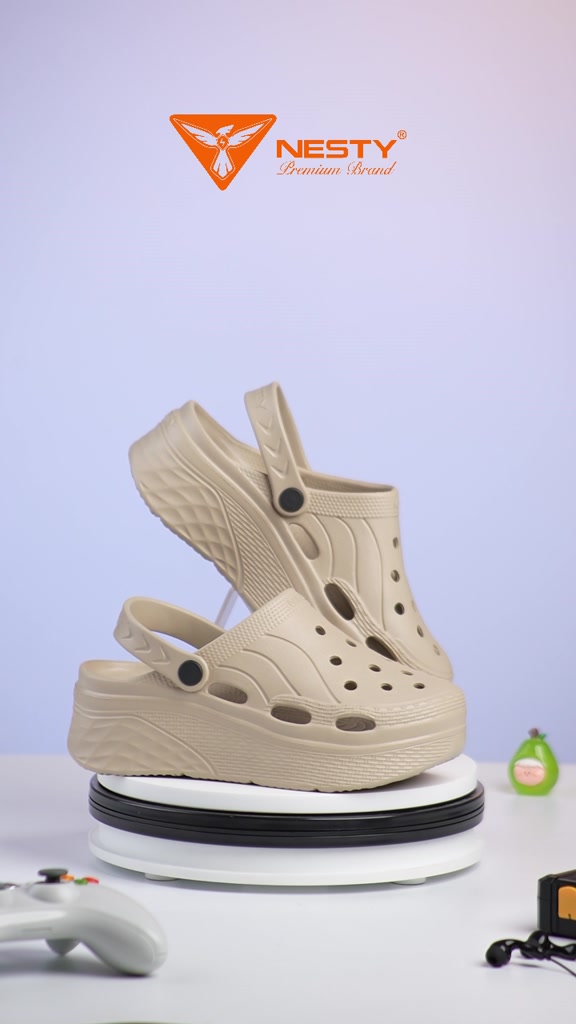 [NE18] [Tặng Charm] Dép Sục Nữ NESTY Chất Liệu Eva Cao Cấp Đế Cao 6cm | BigBuy360 - bigbuy360.vn
