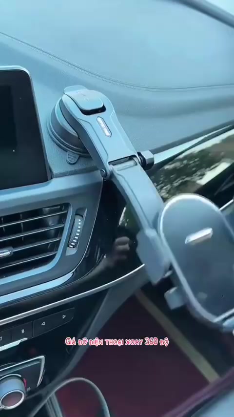 Giá đỡ điện thoại trên ô tô dán taplo A29  dạng thác nước không che tầm nhìn xoay 360 độ | BigBuy360 - bigbuy360.vn