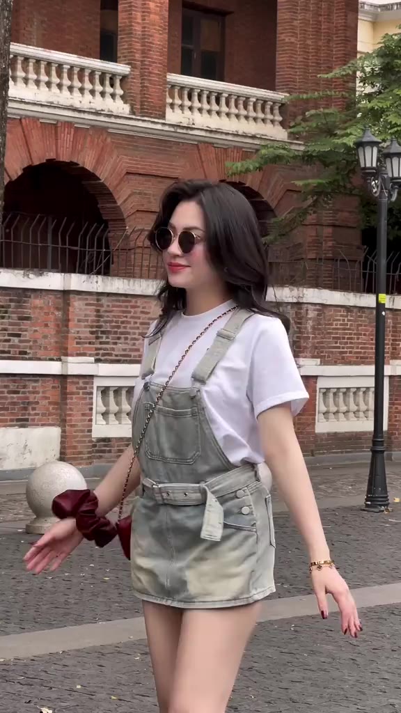 [QCCC] Quần Yếm Denim Lưng Cao, quần yếm Phong Cách Thời Trang siêu sang chảnh siêu dễ thương MS28 | BigBuy360 - bigbuy360.vn