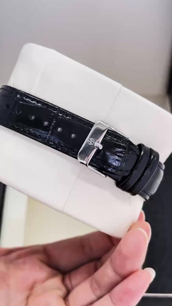 Đồng hồ nam dây da chính hãng PABLO RAEZ 2880 có chức năng lịch chống nước phát sáng mặt số có kèm hộp 38mm CARIENT | BigBuy360 - bigbuy360.vn