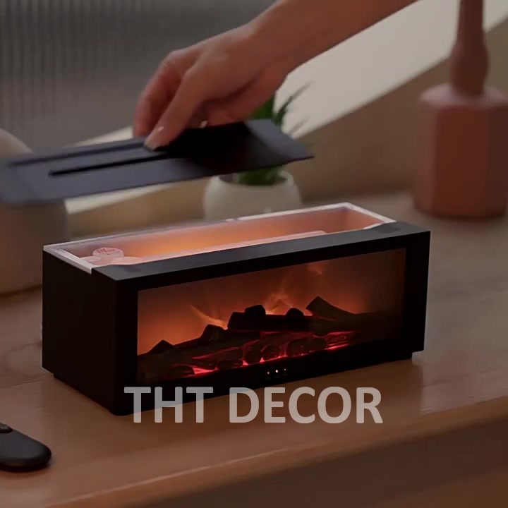 Máy Xông Tinh Dầu Ngọn Lửa A1 THT DECOR Máy Phun Sương Hiệu Ứng Lò Sưởi Tạo Độ Ẩm Khuyếch Tán Tinh Dầu Máy Thơm Phòng | BigBuy360 - bigbuy360.vn