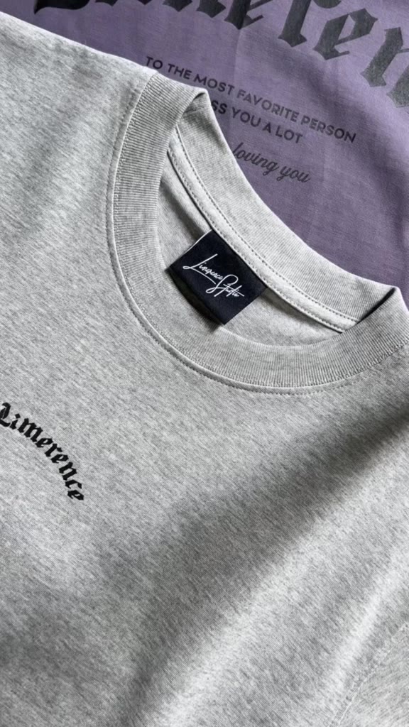 Áo thun form rộng LIMERENCE Basic Logo vải cotton cao cấp co giãn, dày dặn Local Brand | BigBuy360 - bigbuy360.vn