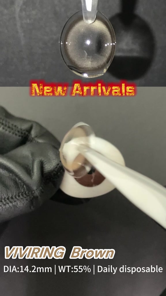 [1 Ngày] Kính Áp tròng UYAAI màu nâu lens 1 ngày ,lens cận có độ (0-5), màu nâu/xám/đen Lens Mắt，（Không kẹp） | BigBuy360 - bigbuy360.vn
